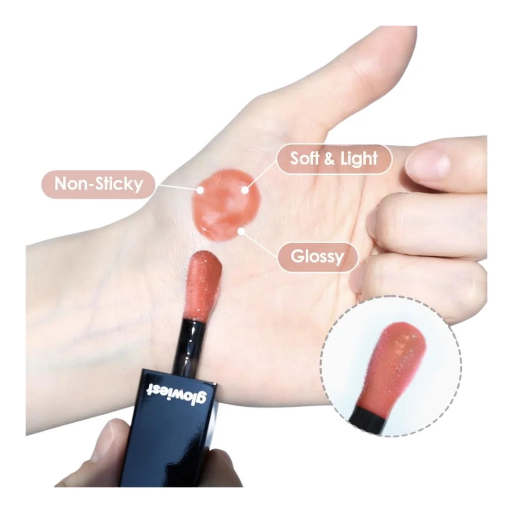 Glowiest Effortless Glow Lip Oil in 005 Rosy Mauve Plumps Lips Korean Skincare